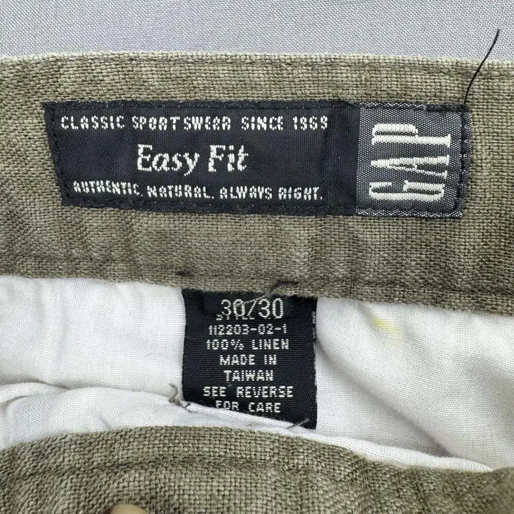 GAP Olive Green Wide-Leg Casual Pants